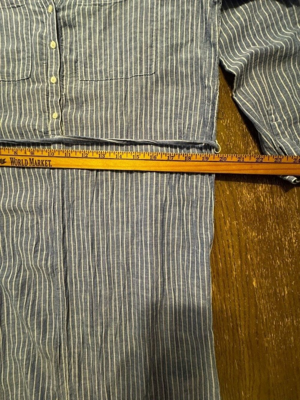 Love by Gap Stripe Crinkle Gauze Shirt Dress Cotton Linen Belt Soft Maxi Slits - Picture 4 of 10